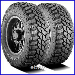 2 New Mastercraft Courser MXT LT 245/75R17 Load E 10 Ply M/T Mud (BLEM) Tires