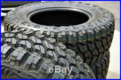 2 New Thunderer Trac Grip M/T LT 245/75R16 Load E 10 Ply MT Mud Tires