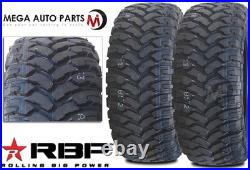 2 RBP Repulsor M/T 33x12.5x20 114Q 10 PLY, Load E, Mud Tires, Truck/SUV Off Road