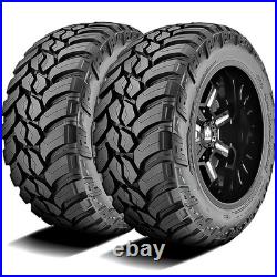 2 Tires AMP Mud Terrain Attack M/T A LT 285/65R18 Load E 10 Ply MT Mud