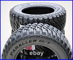 2 Tires Atlas Paraller M/T LT 285/70R17 Load E 10 Ply MT Mud