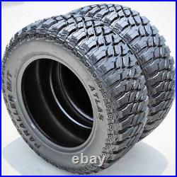 2 Tires Atlas Paraller M/T LT 33X12.50R24 Load E 10 Ply MT Mud