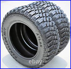 2 Tires Atlas Paraller M/T LT 35X12.50R22 Load F 12 Ply MT Mud