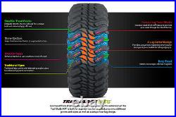 2 Tires Atturo Trail Blade MTS LT 33X13.50R22 Load E 10 Ply MT M/T Mud
