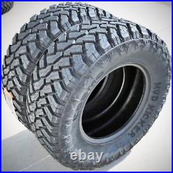 2 Tires Cosmo Mud Kicker LT 255/75R17 Load C 6 Ply MT M/T Mud