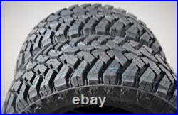 2 Tires Cosmo Mud Kicker LT 255/75R17 Load C 6 Ply MT M/T Mud