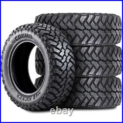 2 Tires Cosmo Mud Kicker LT 255/75R17 Load C 6 Ply MT M/T Mud