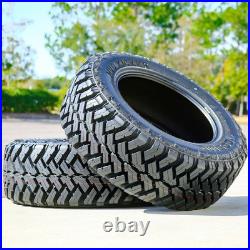 2 Tires Cosmo Mud Kicker LT 35X12.50R22 Load F 12 Ply MT M/T Mud