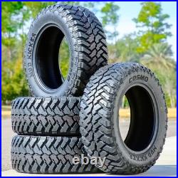 2 Tires Cosmo Mud Kicker LT 35X12.50R22 Load F 12 Ply MT M/T Mud