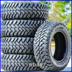 2 Tires Cosmo Mud Kicker LT 35X12.50R22 Load F 12 Ply MT M/T Mud