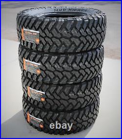 2 Tires Cosmo Mud Kicker LT 37X13.50R20 Load F 12 Ply MT M/T Mud