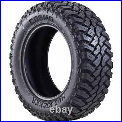 2 Tires Cosmo Mud Kicker LT 37X13.50R20 Load F 12 Ply MT M/T Mud