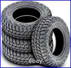 2 Tires Delium Terra Raider M/T KU-255 LT 33X12.50R18 Load E 10 Ply MT Mud