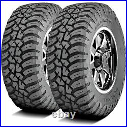 2 Tires General Grabber X3 LT 31X10.50R15 Load C 6 Ply MT M/T Mud