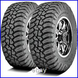 2 Tires General Grabber X3 LT 35X12.50R15 Load C 6 Ply MT M/T Mud (DC)