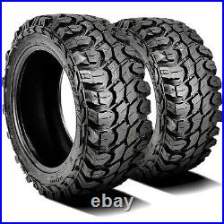 2 Tires Gladiator X-Comp M/T LT 37X13.50R22 Load F 12 Ply MT Mud