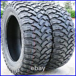 2 Tires LT 33X12.50R20 Comforser CF3000 MT M/T Mud Load E 10 Ply