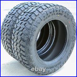 2 Tires Red Flame RD-X MT LT 35X12.50R20 Load E 10 Ply M/T Mud