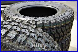 2 Tires Thunderer Trac Grip M/T LT 33X12.50R18 Load F 12 Ply MT Mud