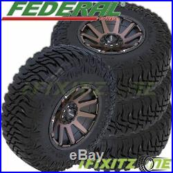 4 Federal XPLORA MT LT 33x12.50R20 119Q Load F/12Ply Mud Tires