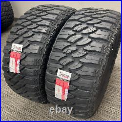 4 NEW ATLAS Tires PARALLER M/T LT 35X12.50R20 Load F 12 Ply MT Mud Tire 125Q