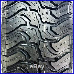 4 New Black Bear Mud Terrain LT 38X15.50R22 Load D 8 Ply M/T Mud Tires 2015