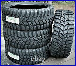 4 New Crosswind M/T LT 37X13.50R22 Load F 12 Ply MT Mud Tires