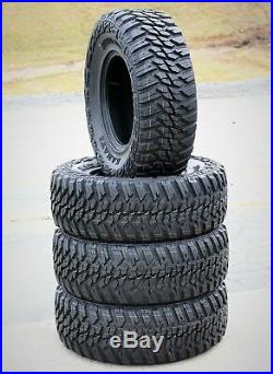 4 New Kanati Mud Hog M/T LT 285/70R17 Load E 10 Ply MT Mud Tires