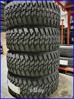 4 New Kanati Mud Hog M/T LT 315/70R17 Load E 10 Ply MT Mud Tires