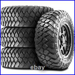4 New Maxxis Razr MT LT 35X12.50R20 Load E 10 Ply (DC) M/T Mud Tires