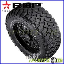 4 RBP Repulsor M/T 33x12.5x20 114Q 10 PLY, Load E, Mud Tires, Truck/SUV Off Road