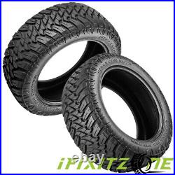 4 RBP Repulsor M/T3 35x12.5x20 125Q Mud Tires, Load Range F, 12 Ply Rating, M/T