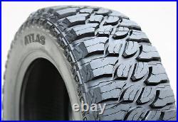 4 Tires Atlas Paraller M/T LT 33X12.50R17 Load E 10 Ply MT Mud Tire