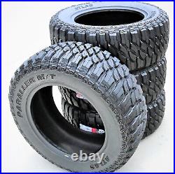 4 Tires Atlas Paraller M/T LT 37X12.50R17 Load D 8 Ply MT Mud
