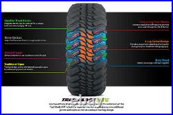 4 Tires Atturo Trail Blade MTS LT 295/55R20 Load E 10 Ply MT M/T Mud