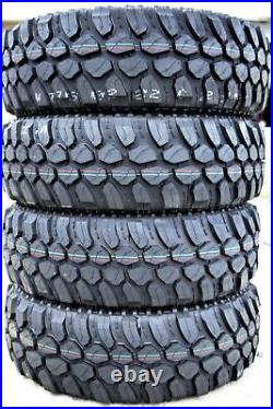 4 Tires Centara Terrena M/T LT 35X12.50R17 Load D 8 Ply MT Mud