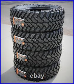 4 Tires Cosmo Mud Kicker LT 33X12.50R18 Load F 12 Ply MT M/T Mud