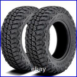4 Tires Delium Terra Raider M/T KU-255 LT 265/65R17 Load E 10 Ply MT Mud