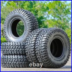5 Tires Landspider Rocktraxx M/T LT 37X12.50R17 Load E 10 Ply MT Mud