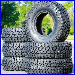 5 Tires Landspider Rocktraxx M/T LT 37X12.50R17 Load E 10 Ply MT Mud