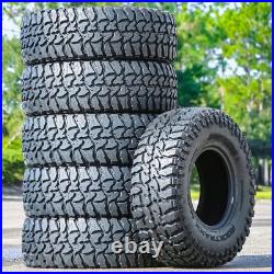 5 Tires Landspider Rocktraxx M/T LT 37X12.50R17 Load E 10 Ply MT Mud