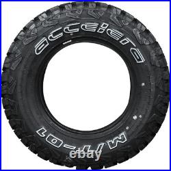 6 Tires Accelera M/T-01 LT 235/80R17 Load E 10 Ply (OWL) MT M/T Mud