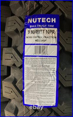 9.00 20 NUTECH N300 Traction 10ply Mud & Snow Super Traction (Set of 4) 9.00 20 NUTECH N300 Traction 10ply Mud & Snow Super Traction (Set of 4)
