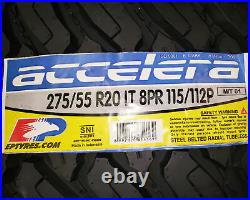 Accelera M/T-01 LT 275/55R20 Load D 8 Ply MT Mud Tire