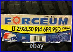Forceum M/T 08 Plus LT 27X8.50R14 Load C 6 Ply MT Mud Tire