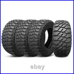 Set of 4 Tire Atlas Paraller Tires M/T LT 35X12.50R20 Load F 12 Ply 125Q MT Mud