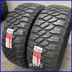 Set of 4 Tire Atlas Paraller Tires M/T LT 35X12.50R20 Load F 12 Ply 125Q MT Mud