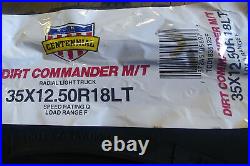 Tire Centennial Dirt Commander M/T LT 35X12.50R18 Load F 12 Ply MT Mud